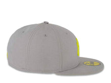 Load image into Gallery viewer, New York Yankees New Era MLB 59FIFTY 5950 Fitted Cap Hat Gray Crown/Visor Light Cyber Green Logo 
