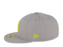 Load image into Gallery viewer, New York Yankees New Era MLB 59FIFTY 5950 Fitted Cap Hat Gray Crown/Visor Light Cyber Green Logo 
