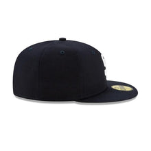 Load image into Gallery viewer, San Diego Padres New Era MLB 59FIFTY 5950 Fitted Cap Hat Navy Crown/Visor White Logo 
