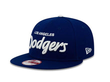 Load image into Gallery viewer, Los Angeles Dodgers New Era MLB 9FIFTY 950 Snapback Cap Hat Royal Blue Crown/Visor White Text Logo 
