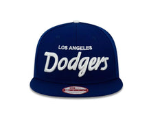 Load image into Gallery viewer, Los Angeles Dodgers New Era MLB 9FIFTY 950 Snapback Cap Hat Royal Blue Crown/Visor White Text Logo 
