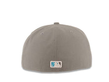 Load image into Gallery viewer, Los Angeles Dodgers New Era MLB 59FIFTY 5950 Fitted Cap Hat Gray Crown/Visor Light Blue/White Logo
