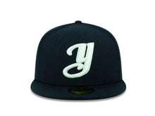 Load image into Gallery viewer, Yaquis de Obregon New Era 59FIFTY 5950 Fitted Cap Hat Navy Crown/Visor White ??úY??Ñ Logo 
