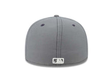 Load image into Gallery viewer, New York Yankees New Era MLB 59FIFTY 5950 Fitted Cap Hat Gray Crown/Visor White Logo 
