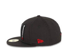 Load image into Gallery viewer, CALI CALIfornia New Era 59FIFTY 5950 Fitted Cap Hat Black Crown/Visor California Flag Inside CALI Block Logo
