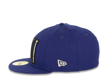 Load image into Gallery viewer, CALI CALIfornia New Era 59FIFTY 5950 Fitted Cap Hat Royal Blue Crown/Visor California Flag Inside CALI Script Logo
