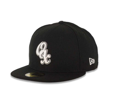Oaxaca Guerreros LMB New Era 59FIFTY 5950 Fitted Cap Hat Black Crown/Visor White Logo