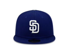 Load image into Gallery viewer, San Diego Padres New Era MLB 59FIFTY 5950 Fitted Cap Hat Royal Blue Crown/Visor White Logo 
