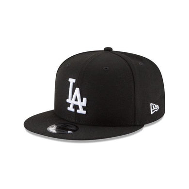 Los Angeles Dodgers New Era MLB 9Fifty 950 Snapback Cap Hat Black Crown/Visor White Logo