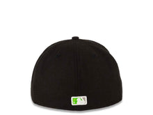 Load image into Gallery viewer, New York Yankees MLB 59FIFTY 5950 Fitted Cap Hat Black Crown/Visor Neon Green/Gray Multi-Color Logo 
