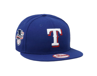 Texas Rangers New Era 9FIFTY 950 Snapback Cap Hat Team Color Royal Blue Crown/Visor Team Color Logo (Baycik)