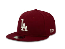 Load image into Gallery viewer, Los Angeles Dodgers New Era MLB 9FIFTY 950 Snapback Cap Hat Maroon Crown/Visor White Logo 
