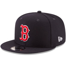 Load image into Gallery viewer, Boston Red Sox New Era 9FIFTY 950 Snapback Cap Hat Team Color Navy Crown/Visor Red/White Logo
