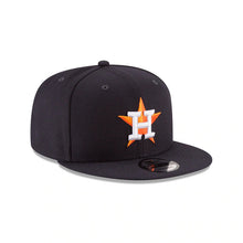 Load image into Gallery viewer, Houston Astros New Era MLB 9FIFTY 950 Snapback Cap Hat Navy Crown/Visor Team Color Logo 
