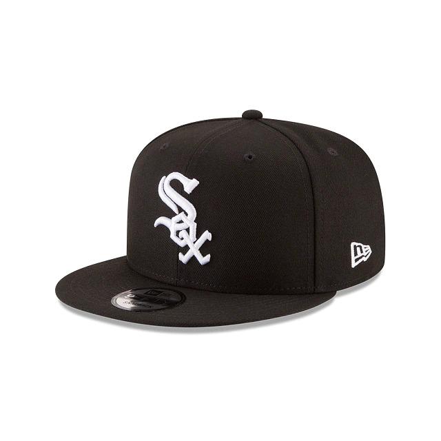 Chicago White Sox New Era MLB 9FIFTY 950 Snapback Cap Hat Team Color Black Crown/Visor White Logo
