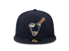 Load image into Gallery viewer, San Diego Padres New Era MLB 59FIFTY 5950 Fitted Cap Hat Navy Crown/Visor Navy/Orange Friar Logo 
