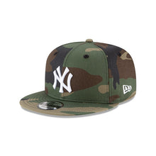 Load image into Gallery viewer, New York Yankees New Era MLB 9FIFTY 950 Snapback Cap Hat Camo Crown/Visor White Logo 
