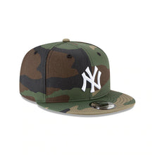 Load image into Gallery viewer, New York Yankees New Era MLB 9FIFTY 950 Snapback Cap Hat Camo Crown/Visor White Logo 
