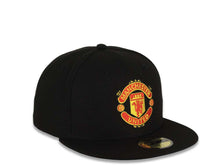 Load image into Gallery viewer, Manchester United Soccer New Era 59FIFTY 5950 Fitted Cap Hat Black Crown/Visor Team Color Logo
