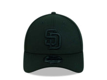 Load image into Gallery viewer, San Diego Padres New Era MLB 9FORTY 940 Adjustable Cap Hat Black Crown/Visor Black Logo 
