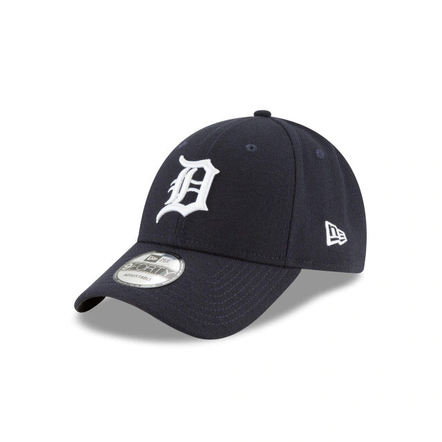 Detroit Tigers New Era 9FORTY 940 Adjustable Cap Hat Navy Crown/Visor White Logo 