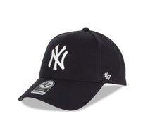 Load image into Gallery viewer, New York Yankees &#39;47 Brand MLB MVP Adjustable Cap Hat Navy Crown/Visor White Logo (Team Color)
