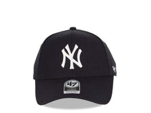 Load image into Gallery viewer, New York Yankees &#39;47 Brand MLB MVP Adjustable Cap Hat Navy Crown/Visor White Logo (Team Color)
