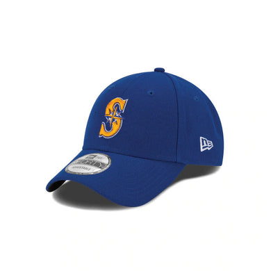 Seattle Mariners New Era MLB 9FORTY 940 Adjustable Cap Hat Royal Blue Crown/Visor Yellow/White Logo With The Sandlot 25th Side Patch