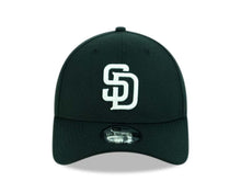 Load image into Gallery viewer, San Diego Padres New Era MLB 39THIRTY 3930 Flexfit Cap Hat Black Crown/Visor White Logo 
