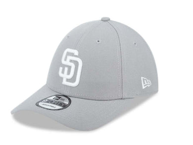 San Diego Padres New Era MLB 9FORTY 940 Adjustable Cap Hat Gray Crown/Visor White Logo 