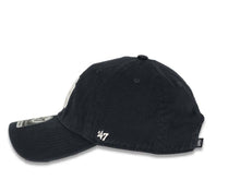 Load image into Gallery viewer, New York Yankees &#39;47 Brand MLB Clean Up Adjustable Cap Hat Navy Crown/Visor White Logo (Team Color)
