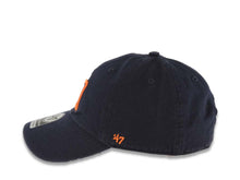 Load image into Gallery viewer, San Diego Padres &#39;47 Brand MLB Clean Up Adjustable Cap Hat Navy Crown/Visor White/Orange Logo
