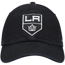 Load image into Gallery viewer, Los Angeles Kings &#39;47 NHL Clean Up Adjustable Cap Hat Black Crown/Visor Team Color Logo 
