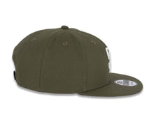 Load image into Gallery viewer, San Diego Padres New Era MLB 9FIFTY 950 Snapback Cap Hat Olive Crown/Visor White Logo 
