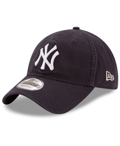 New York Yankees New Era MLB 9TWENTY 920 Adjustable Cap Hat Team Color Navy Crown/Visor White Logo 