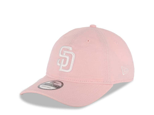 San Diego Padres New Era MLB 9TWENTY 920 Adjustable Cap Hat Pink Crown/Visor White Logo
