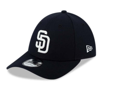 San Diego Padres New Era MLB 9FORTY 940 Adjustable Cap Hat Navy Crown/Visor White Logo
