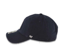 Load image into Gallery viewer, San Diego Padres &#39;47 Brand  MLB Clean Up Adjustable Cap Hat Navy Blue Crown/Visor White Logo
