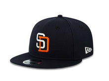 Load image into Gallery viewer, San Diego Padres New Era MLB 9FIFTY 950 Original Fit Snapback Cap Hat Navy Crown/Visor White/Orange Logo (Tony Gwynn Era)
