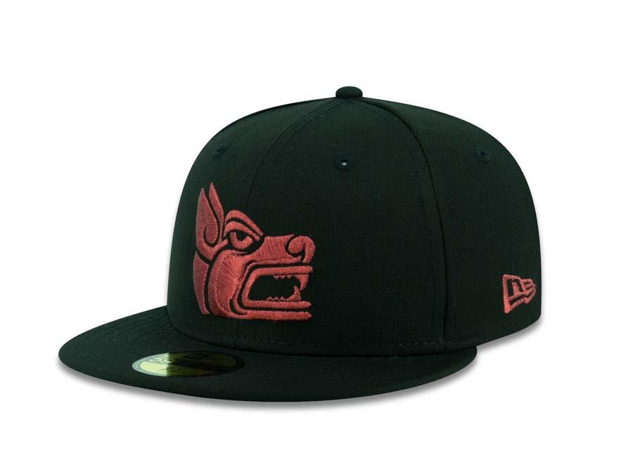 Xolos de Tijuana New Era Liga MX 59FIFTY 5950 Fitted Cap Hat Black Crown/Visor Red ??úHead??Ñ Logo 
