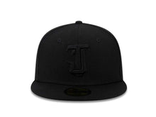 Load image into Gallery viewer, Tijuana Toros New Era LMB 59FIFTY 5950 Fitted Cap Hat All Black Crown/Visor Black Logo
