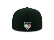 Load image into Gallery viewer, Tijuana Toros New Era LMB 59FIFTY 5950 Fitted Cap Hat Black Crown/Visor Red &quot;TOROS&quot; Logo 
