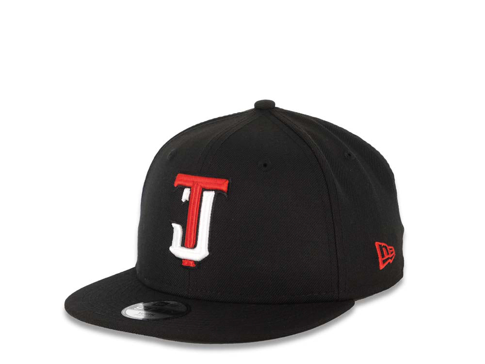 (Youth)Tijuana Toros New Era MLB 9FIFTY 950 Kid Snapback Cap Hat Black Crown/Visor Red/White Logo