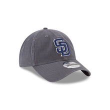 Load image into Gallery viewer, San Diego Padres New Era MLB 9TWENTY 920 Adjustable Cap Hat Dark Gray Crown/Visor Navy/White Logo 
