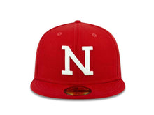 Load image into Gallery viewer, Navojoa Mayos New Era 59FIFTY 5950 Fitted Cap Hat Red Crown/Visor White Logo
