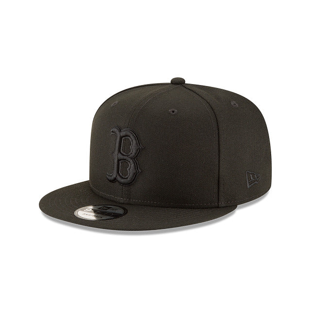 Boston Red Sox New Era 9FIFTY 950 Snapback Cap Hat Black Crown/Visor Black Logo