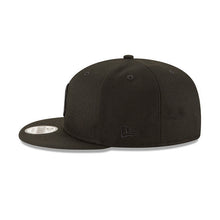 Load image into Gallery viewer, Boston Red Sox New Era 9FIFTY 950 Snapback Cap Hat Black Crown/Visor Black Logo
