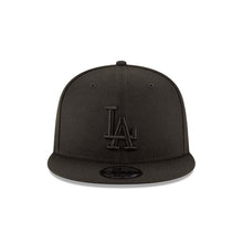 Load image into Gallery viewer, Los Angeles Dodgers New Era MLB 9FIFTY 950 Snapback Cap Hat Black Crown/Visor Black Logo 
