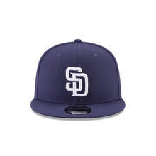 Load image into Gallery viewer, (Youth) San Diego Padres New Era MLB 9FIFTY 950 Snapback Cap Hat Navy Crown/Visor White Logo
