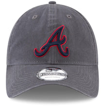 Load image into Gallery viewer, Atlanta Braves New Era MLB 9TWENTY 920 Adjustable Cap Hat Gray Crown/Visor Navy/Red Logo
